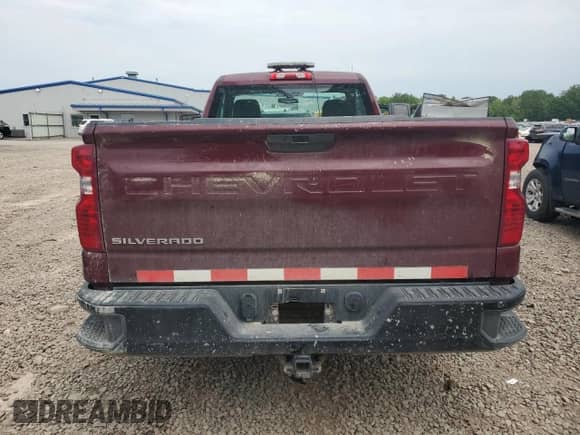 2021 Chevrolet Silverado 1500 Work Truck with VIN 3GCNYAEH2MG361637, listed as a Copart auction lot 60702465 with 80,935 mi miles and Salvage title. Bid and sale history available at DreamBid. Image 6.