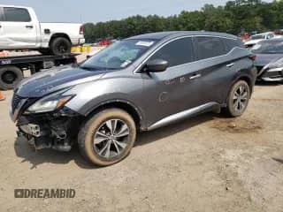 2019 Nissan Murano SV с VIN 5N1AZ2MJ7KN165988, выставлен на аукционе Copart как лот 59593815 с пробегом 180 618 миль миль и Списание • Salvage title. История ставок и продаж доступна на DreamBid. Изображение 1.