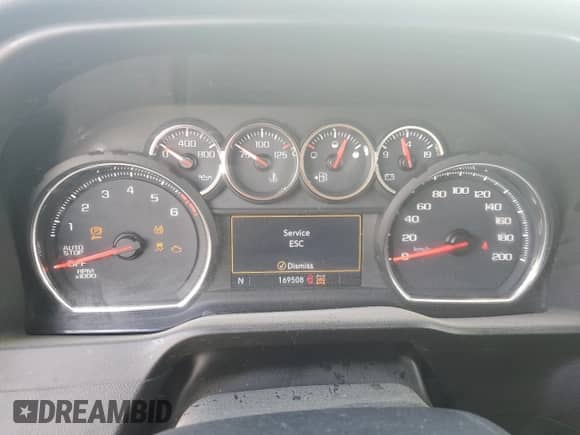 2019 Chevrolet Silverado 1500 LT with VIN 1GCPYDEK5KZ378483, listed as a Copart auction lot 71541405 with 169,508 mi miles and Clean title. Bid and sale history available at DreamBid. Image 9.