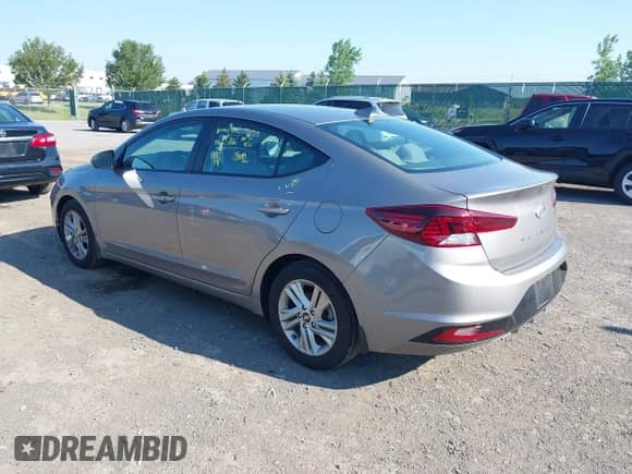 2020 Hyundai Elantra SEL with VIN KMHD84LFXLU969492, listed as a IAAI auction lot 42630997 with 35,922 mi miles and . Bid and sale history available at DreamBid. Image 3.