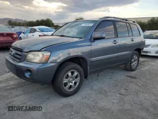 2006 Toyota Highlander w/3rd Row z VIN JTEDP21A660120342, wystawiony jako Copart lot #70949625 z przebiegiem 204 705 mil mil oraz Szkoda całkowita • Salvage title. Historia ofert i sprzedaży dostępna na DreamBid. Obrazek 1.