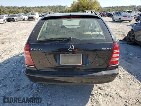 2005 Mercedes-Benz C 240 with VIN WDBRH81JX5F645392, listed as a Copart auction lot 74801314 with 129,215 mi miles and Salvage title. Bid and sale history available at DreamBid. Image 6.