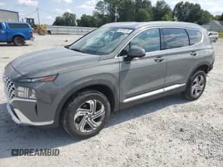 2021 Hyundai Santa Fe SEL with VIN 5NMS2DAJ8MH349947, listed as a Copart auction lot 80290135 with 90,351 mi miles and Salvage title. Bid and sale history available at DreamBid. Image 1.