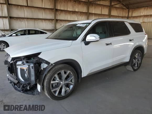 2022 Hyundai Palisade SEL с VIN KM8R44HE7NU476129, выставлен на аукционе Copart как лот 70677034 с пробегом 17 564 миль миль и Списание • Salvage title. История ставок и продаж доступна на DreamBid. Изображение 1.