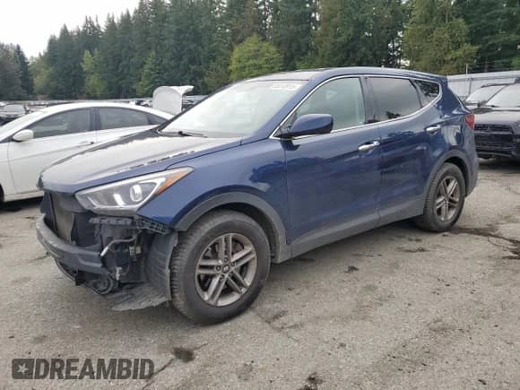 2018 Hyundai Santa Fe 2.4L с VIN 5XYZTDLB4JG571442, выставлен на аукционе Copart как лот 85310915 с пробегом 129 159 миль миль и Списание • Salvage title. История ставок и продаж доступна на DreamBid. Изображение 1.