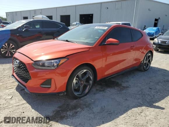 2020 Hyundai Veloster Turbo R-Spec с VIN KMHTH6AB6LU031626, выставлен на аукционе Copart как лот 56951035 с пробегом 14 540 миль миль и Списание • Salvage title. История ставок и продаж доступна на DreamBid. Изображение 1.