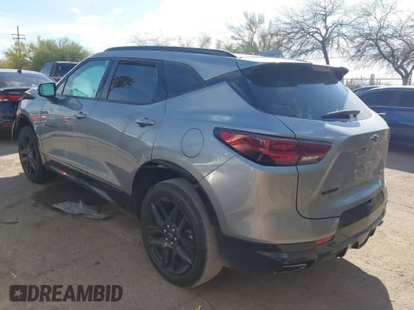 2024 Chevrolet Blazer RS with VIN 3GNKBERS3RS125978, listed as a IAAI auction lot 41895310 with 22,259 mi miles and . Bid and sale history available at DreamBid. Image 3.