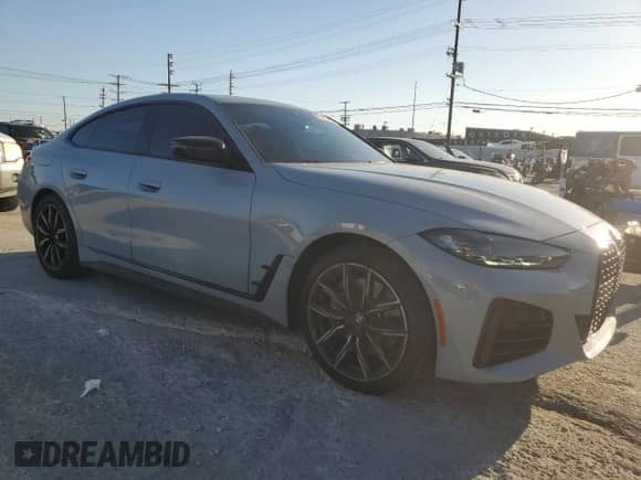 2023 BMW 4 Series 430i z VIN WBA63AV07PFN44077, wystawiony jako Copart lot #46280245 z przebiegiem 21 081 mil mil oraz Szkoda całkowita • Salvage title. Historia ofert i sprzedaży dostępna na DreamBid. Obrazek 4.