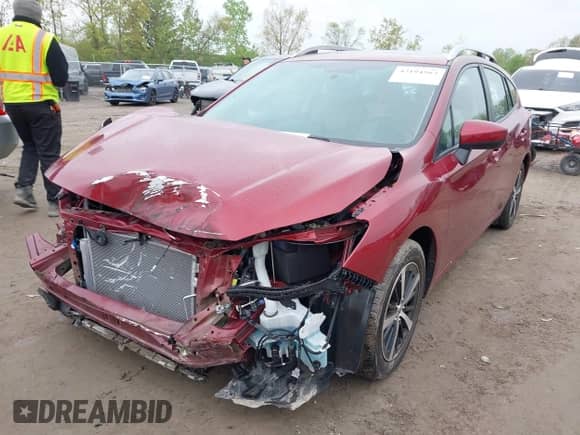 2021 Subaru Impreza Premium with VIN 4S3GTAD60M3706741, listed as a IAAI auction lot 42194562 with 9,785 mi miles and . Bid and sale history available at DreamBid. Image 18.