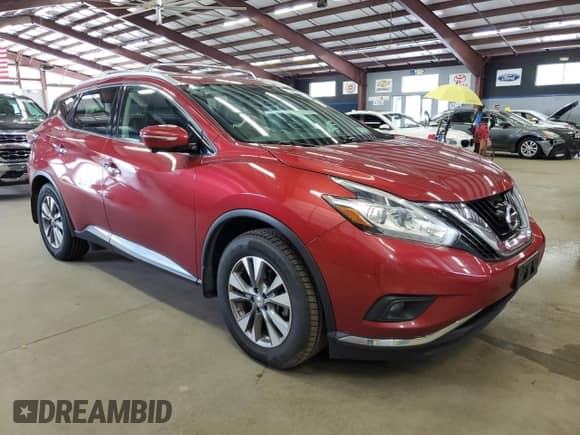 2015 Nissan Murano S with VIN 5N1AZ2MH6FN237704, listed as a Copart auction lot 66325995 with 108,919 mi miles and Salvage title. Bid and sale history available at DreamBid. Image 4.