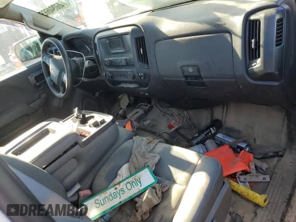 2015 Chevrolet Silverado 2500HD Work Truck with VIN 1GC0KUEG2FZ518915, listed as a Copart auction lot 46094665 with Not provided miles and Salvage title. Bid and sale history available at DreamBid. Image 8.