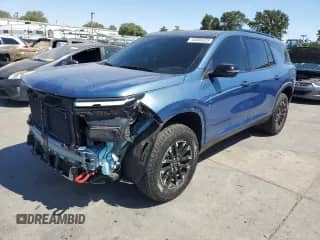 2024 Chevrolet Traverse AWD Z71 с VIN 1GNEVJKS6RJ216803, выставлен на аукционе Copart как лот 64586325 с пробегом 17 091 миль миль и Списание • Salvage title. История ставок и продаж доступна на DreamBid. Изображение 1.