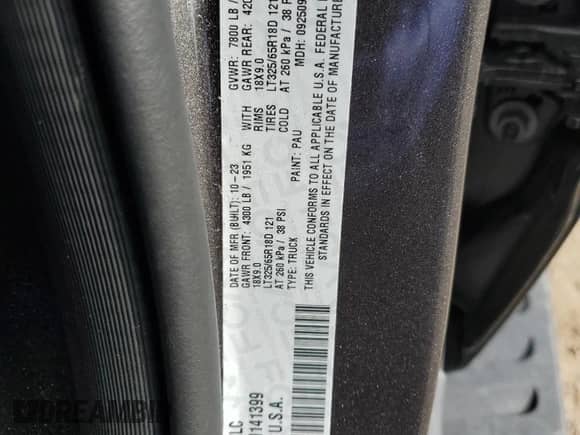 2024 Ram 1500 TRX с VIN 1C6SRFU91RN141399, выставлен на аукционе Copart как лот 58398805 с пробегом 19 660 миль миль и Списание • Salvage title. История ставок и продаж доступна на DreamBid. Изображение 12.