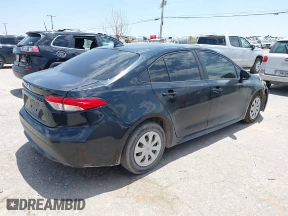 2020 Toyota Corolla L with VIN JTDDPRAE1LJ034720, listed as a IAAI auction lot 42779626 with 108,342 mi miles and . Bid and sale history available at DreamBid. Image 4.