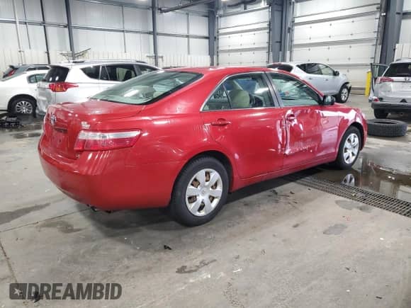 2008 Toyota Camry SE with VIN 4T1BE46K38U242971, listed as a Copart auction lot 70851615 with 124,387 mi miles and Salvage title. Bid and sale history available at DreamBid. Image 3.