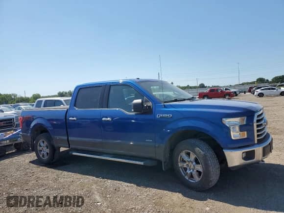 2017 Ford F-150 XL with VIN 1FTFW1EG7HKC75885, listed as a Copart auction lot 70345225 with 164,683 mi miles and Salvage title. Bid and sale history available at DreamBid. Image 4.