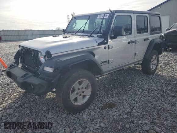 2023 Jeep Wrangler Willys с VIN 1C4HJXDG2PW671483, выставлен на аукционе Copart как лот 46990395 с пробегом 15 087 миль миль и Списание • Salvage title. История ставок и продаж доступна на DreamBid. Изображение 1.