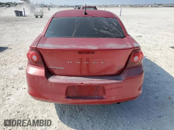 2012 Dodge Avenger SXT with VIN 1C3CDZCB4CN222135, listed as a Copart auction lot 82631115 with 66,471 mi miles and Salvage title. Bid and sale history available at DreamBid. Image 6.