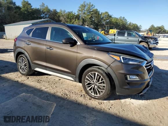 2020 Hyundai Tucson SEL with VIN KM8J33AL7LU176865, listed as a Copart auction lot 86433025 with 113,944 mi miles and Salvage title. Bid and sale history available at DreamBid. Image 4.