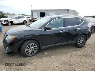 2015 Nissan Rogue SL с VIN 5N1AT2MVXFC843302, выставлен на аукционе Copart как лот 80697015 с пробегом 71 097 миль миль и Списание • Salvage title. История ставок и продаж доступна на DreamBid. Изображение 1.