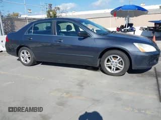 2007 Honda Accord EX with VIN 1HGCM56747A038758, listed as a IAAI auction lot 43480607 with 249,257 mi miles and . Bid and sale history available at DreamBid. Image 1.