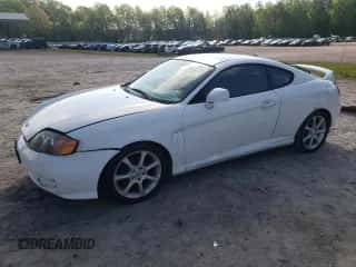 2004 Hyundai Tiburon GT с VIN KMHHN65F84U149299, выставлен на аукционе Copart как лот 73946344 с пробегом 186 198 миль миль и На запчасти • Non repairable. История ставок и продаж доступна на DreamBid. Изображение 1.