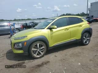 2019 Hyundai Kona Limited с VIN KM8K3CA53KU266261, выставлен на аукционе Copart как лот 59689365 с пробегом 83 855 миль миль и Списание • Salvage title. История ставок и продаж доступна на DreamBid. Изображение 1.