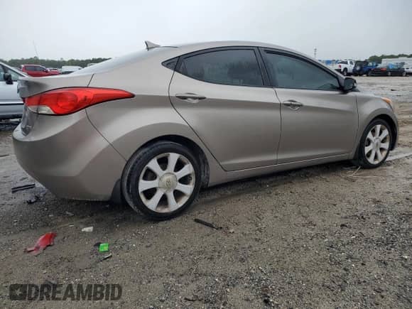 2012 Hyundai Elantra Limited with VIN 5NPDH4AE3CH136190, listed as a Copart auction lot 85380815 with 147,854 mi miles and Salvage title. Bid and sale history available at DreamBid. Image 3.