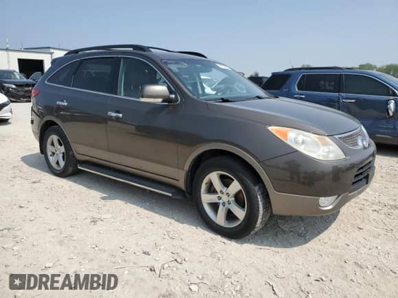 2008 Hyundai Veracruz GLS with VIN KM8NU73C08U070199, listed as a Copart auction lot 71737585 with 201,270 mi miles and Salvage title. Bid and sale history available at DreamBid. Image 4.