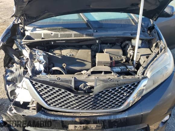 2017 Toyota Sienna SE with VIN 5TDXZ3DC9HS848218, listed as a Copart auction lot 87242205 with 120,588 mi miles and Salvage title. Bid and sale history available at DreamBid. Image 12.