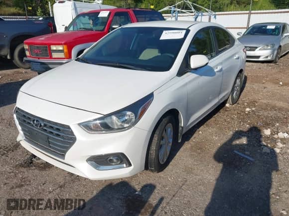 2021 Hyundai Accent SE with VIN 3KPC24A62ME134698, listed as a IAAI auction lot 42990004 with 53,529 mi miles and . Bid and sale history available at DreamBid. Image 2.