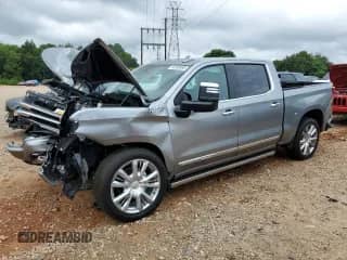2024 Chevrolet Silverado 1500 High Country with VIN 2GCUDJED3R1242578, listed as a Copart auction lot 64268895 with 8,983 mi miles and Salvage title. Bid and sale history available at DreamBid. Image 1.