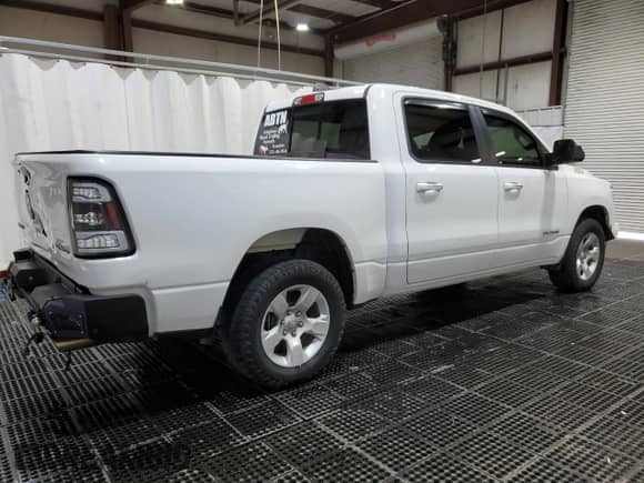 2019 Ram 1500 Big Horn with VIN 1C6SRFFT0KN522224, listed as a Copart auction lot 70500845 with 138,351 mi miles and Clean title. Bid and sale history available at DreamBid. Image 3.