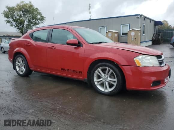 2011 Dodge Avenger Heat with VIN 1B3BD1FG1BN510873, listed as a Copart auction lot 87410585 with 135,632 mi miles and Salvage title. Bid and sale history available at DreamBid. Image 4.