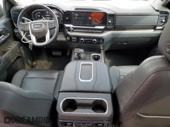 2022 GMC Sierra 1500 SLT with VIN 3GTUUDET6NG579207, listed as a Copart auction lot 54674665 with 70,124 mi miles and Salvage title. Bid and sale history available at DreamBid. Image 8.