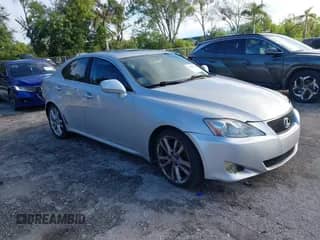 2007 Lexus IS 250 with VIN JTHBK262772041410, listed as a IAAI auction lot 43539750 with 198,616 mi miles and . Bid and sale history available at DreamBid. Image 1.