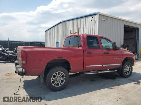 2005 Dodge 3500 SLT with VIN 3D7LS38CX5G765457, listed as a Copart auction lot 68949115 with Not provided miles and Salvage title. Bid and sale history available at DreamBid. Image 3.