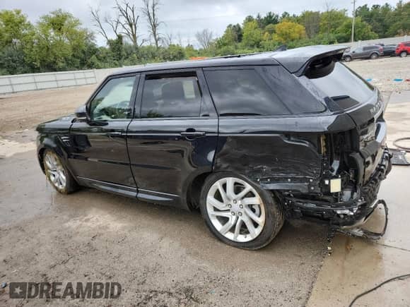 2018 Land Rover Range Rover Sport HSE with VIN SALWR2RV2JA191273, listed as a Copart auction lot 71073565 with Not provided miles and Non repairable. Bid and sale history available at DreamBid. Image 2.