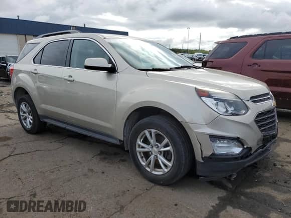 2016 Chevrolet Equinox LT with VIN 2GNALCEKXG1177586, listed as a Copart auction lot 69346615 with 130,320 mi miles and Salvage title. Bid and sale history available at DreamBid. Image 4.