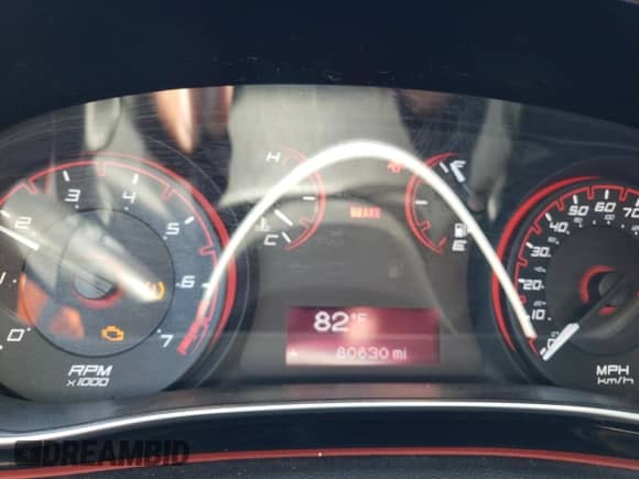 2014 Dodge Dart SE with VIN 1C3CDFAA7ED678230, listed as a Copart auction lot 65724705 with 80,630 mi miles and Salvage title. Bid and sale history available at DreamBid. Image 9.