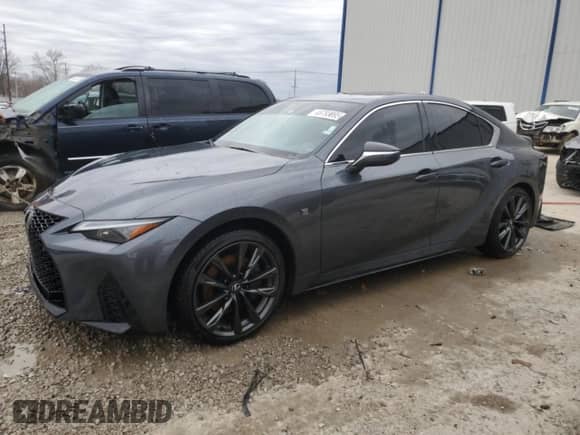 2024 Lexus IS 350 F Sport z VIN JTHBZ1E21R5037376, wystawiony jako Copart lot #46793895 z przebiegiem Nie podano mil oraz Nie do naprawy • Non repairable. Historia ofert i sprzedaży dostępna na DreamBid. Obrazek 1.