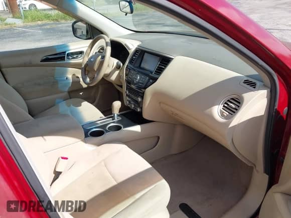 2014 Nissan Pathfinder SV z VIN 5N1AR2MN8EC732048, wystawiony jako IAAI lot #43437592 z przebiegiem 133 609 mil mil oraz . Historia ofert i sprzedaży dostępna na DreamBid. Obrazek 5.