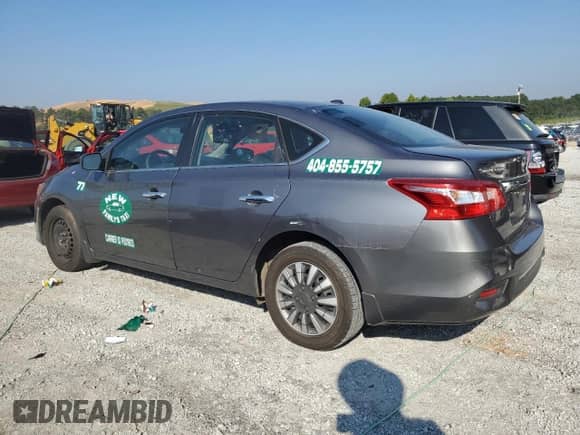2017 Nissan Sentra SV with VIN 3N1AB7AP7HL712672, listed as a Copart auction lot 81397425 with Not provided miles and Clean title. Bid and sale history available at DreamBid. Image 2.