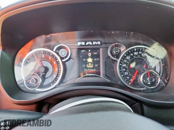 2019 Ram 1500 Big Horn with VIN 1C6RREFT9KN828721, listed as a Copart auction lot 81063435 with 99,328 mi miles and Clean title. Bid and sale history available at DreamBid. Image 9.