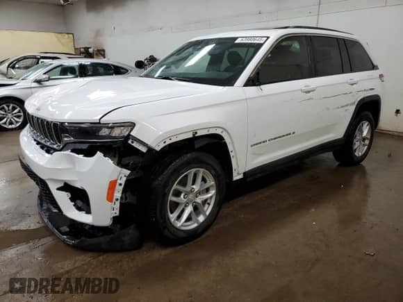 2024 Jeep Grand Cherokee Laredo с VIN 1C4RJHAG9RC262917, выставлен на аукционе Copart как лот 63980645 с пробегом 1 993 миль миль и На запчасти • Non repairable. История ставок и продаж доступна на DreamBid. Изображение 1.