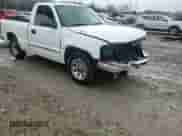 2005 GMC Sierra 1500 Work Truck with VIN 1GTEC14V75Z250573, listed as a Copart auction lot 43118455 with 152,471 mi miles and Salvage title. Bid and sale history available at DreamBid. Image 11.