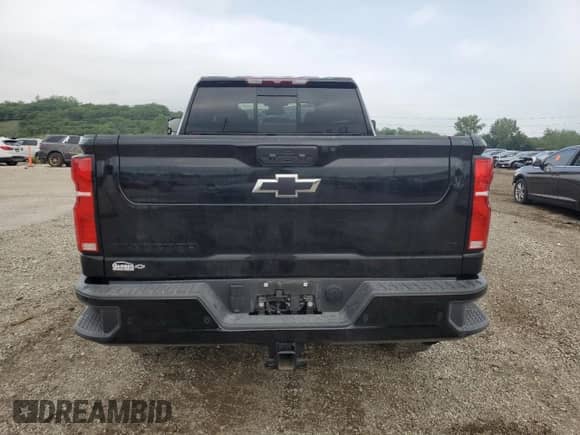 2025 Chevrolet Silverado 2500HD LT with VIN 2GC4KNE78S1190992, listed as a Copart auction lot 68721615 with 12,244 mi miles and Salvage title. Bid and sale history available at DreamBid. Image 6.