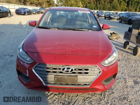 2018 Hyundai Accent SE with VIN 3KPC24A3XJE020398, listed as a Copart auction lot 87286235 with 57,866 mi miles and Salvage title. Bid and sale history available at DreamBid. Image 5.