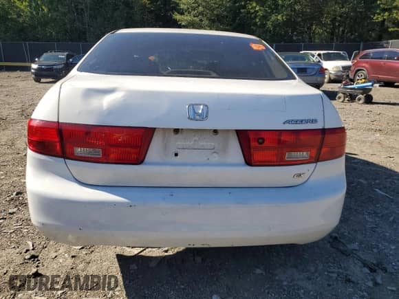 2005 Honda Accord EX with VIN 1HGCM56705A179372, listed as a Copart auction lot 81962335 with Not provided miles and Salvage title. Bid and sale history available at DreamBid. Image 6.