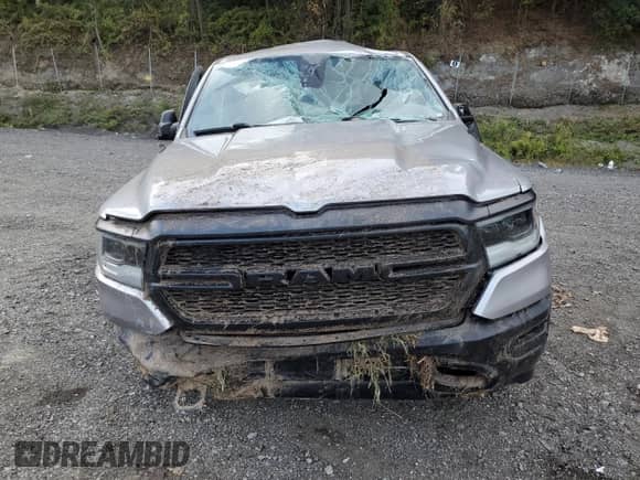 2021 Ram 1500 Big Horn with VIN 1C6SRFBT7MN532385, listed as a Copart auction lot 84632465 with 50,994 mi miles and Non repairable. Bid and sale history available at DreamBid. Image 5.